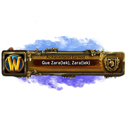 Que Zara(lek), Zara(lek) Achievement