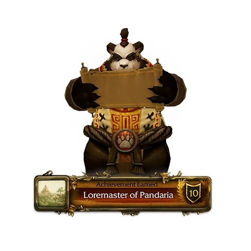 Loremaster of Pandaria Achievement