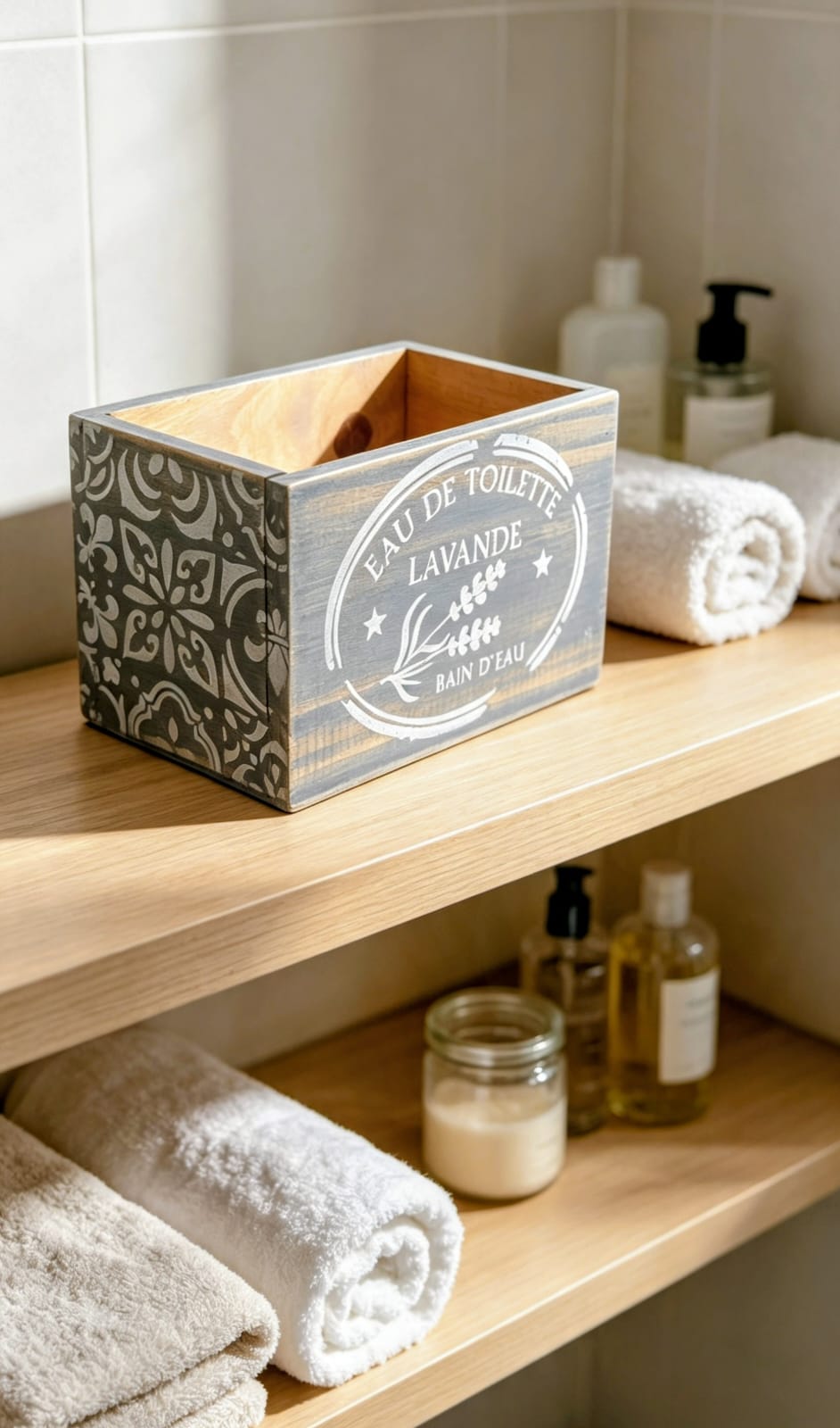 Cajon organizador de baño