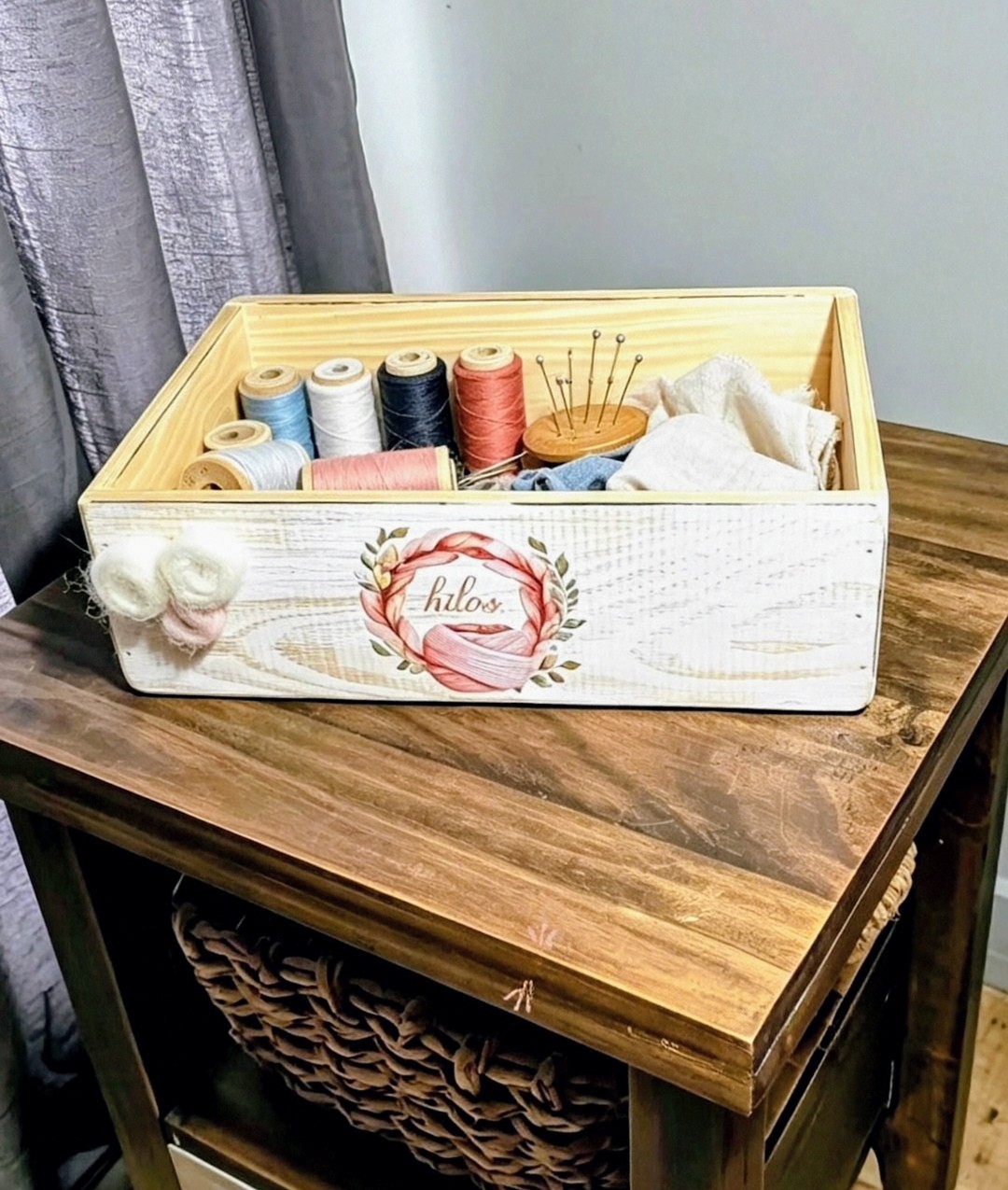 Cajon organizador de costura
