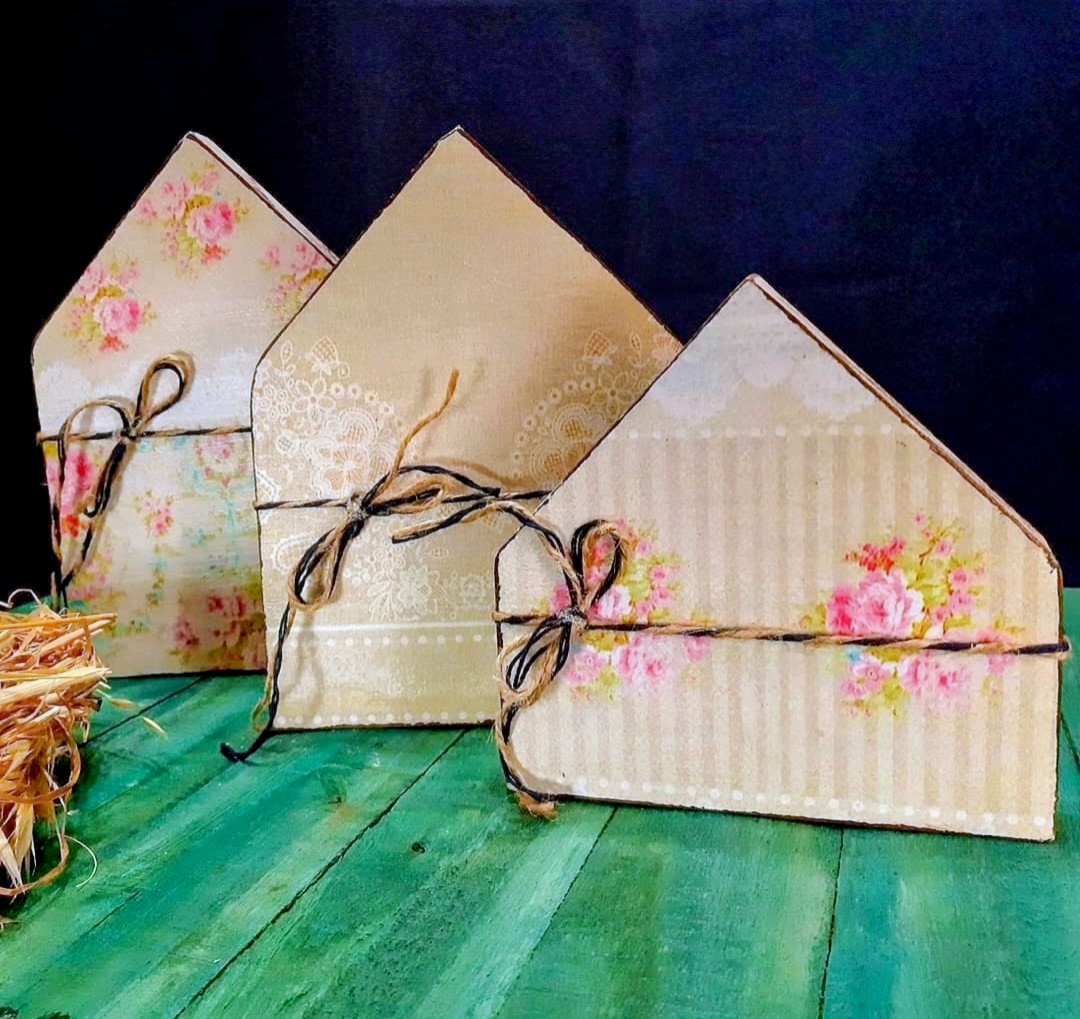 Set casitas nordicas x 3