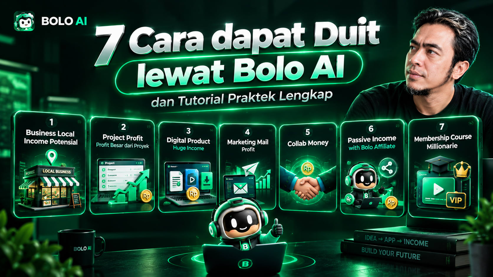Masterclass : 7 cara Money making dengan BOLO AI
