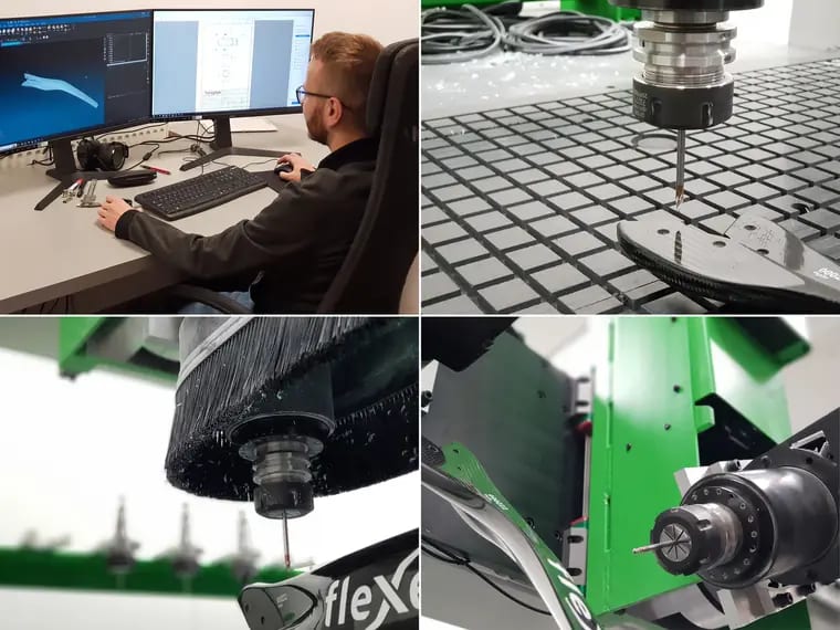Design, CNC machining and finishing.
