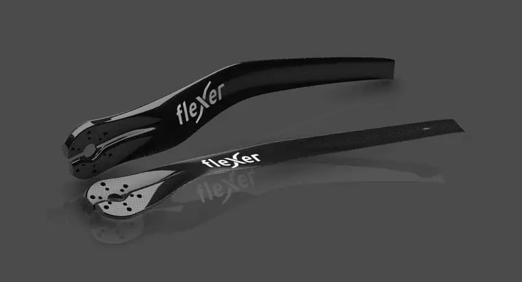 Official render of a FleXer 2-blade set.