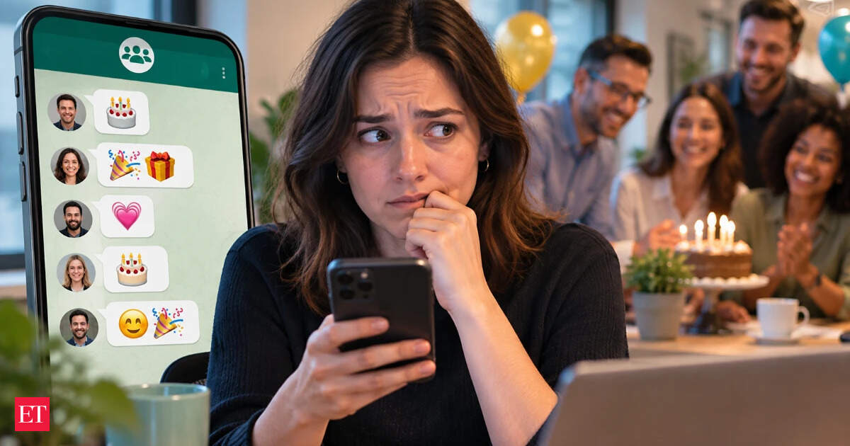 Why Replying to Birthday Wishes in Office Group Chats Feels So Awkward, According to Psychology