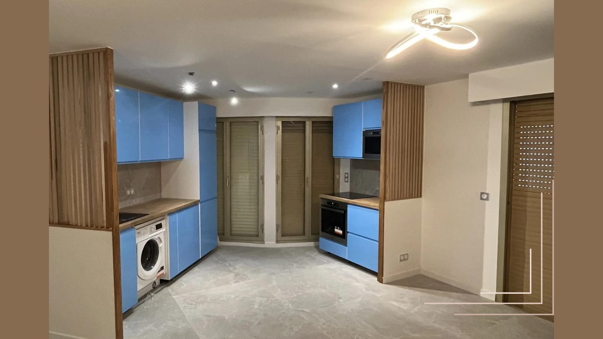 Avant-après d'une rénovation complète à Nice