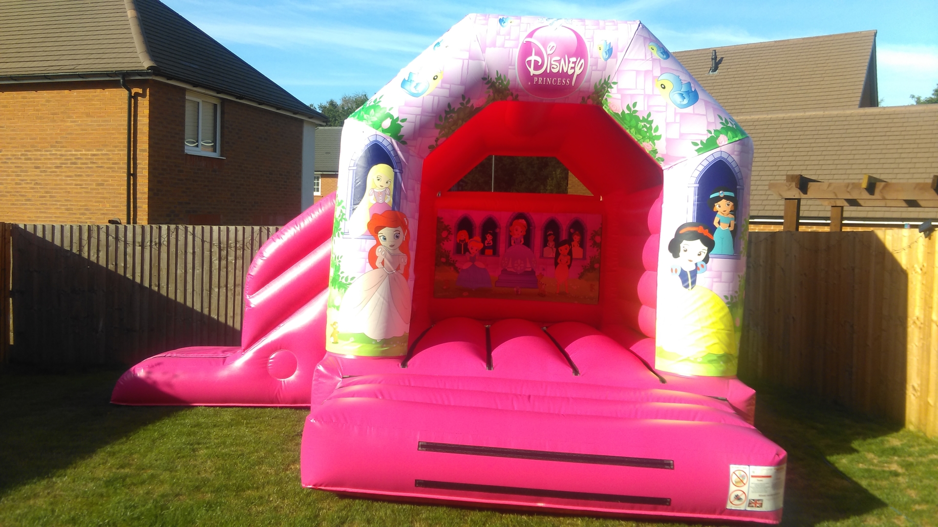 New Princess Bouncy Castle With Slide