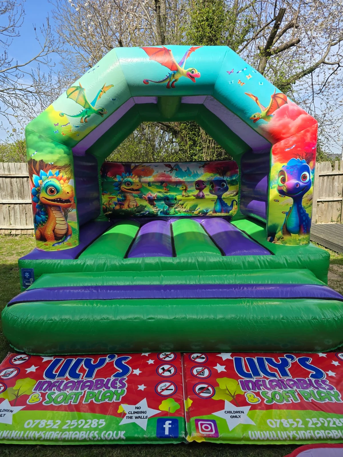 Dinosaur Bouncy Castle Hire Newmarket, Cambridge Suffolk