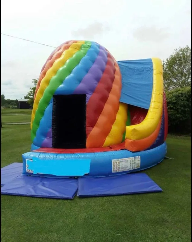 18ft X 15ft Disco Twister Castle - Bouncy Castle hire Ilkeston