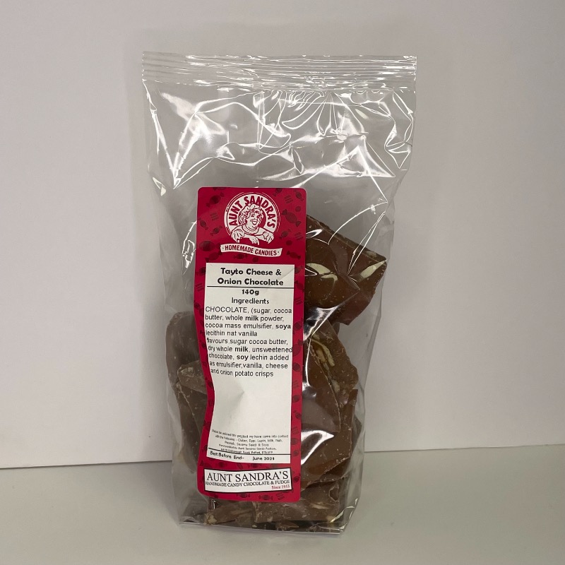 Tayto Cheese And Onion Chocolate Handmade Candies in Belfast