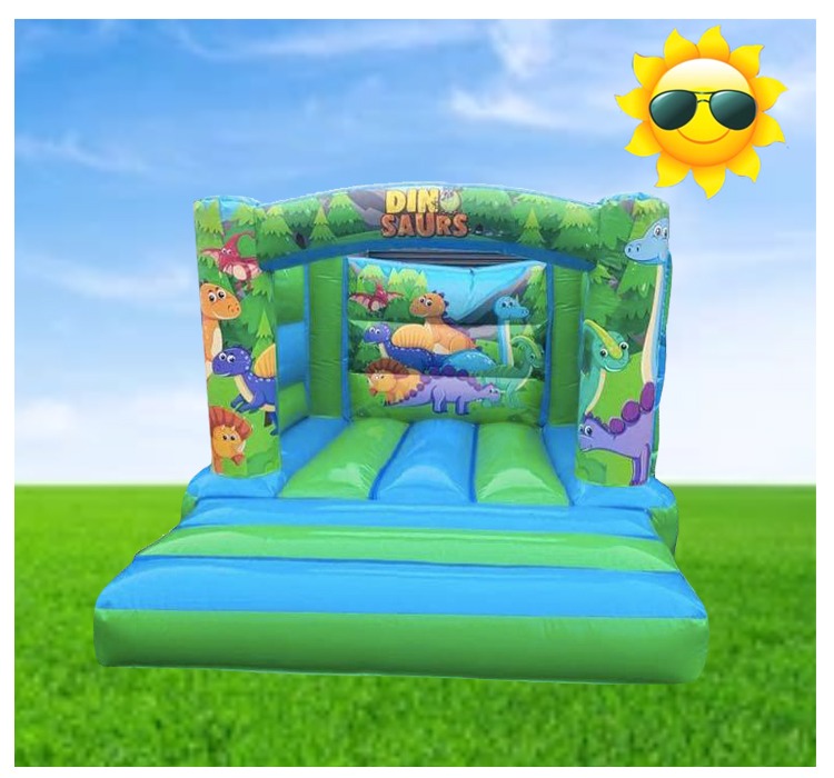 10ft X 12ft Low Height Dinosaur Castle Bouncy Castle Hire Ware