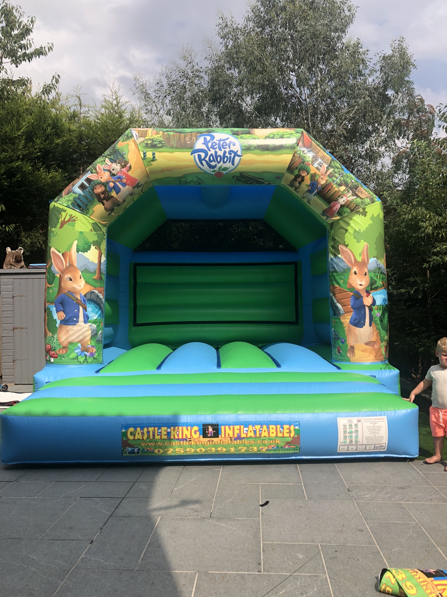 peter rabbit bouncy castle hire