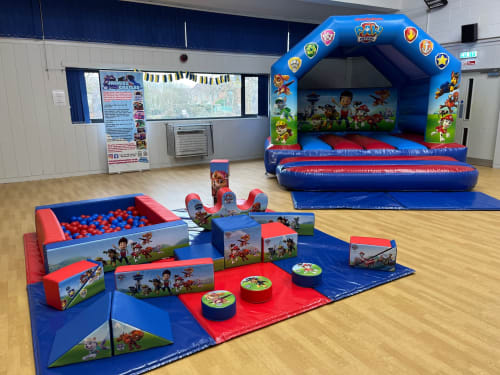 Paw Patrol Package, a party package for hire from Jaimie's Castles