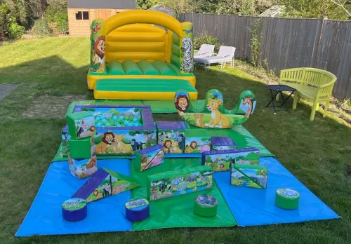 Jungle Toddler Package, a party package for hire from Jaimie's Castles