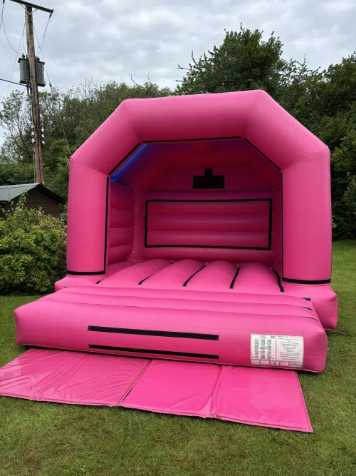 Pink Bouncy Castle, a bouncy castle for hire from Jaimie's Castles