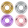 Inflatable Glitter Ring 36 Inches In 4 Assorted Colours (price Is For One)