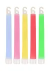 25 X Glow Sticks 6 Inches In 5 Assorted Colours With Lanyards