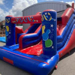 5ft6 Platform Slide Red Blue