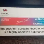 The Red Apple Ice Ivg 2400 Puffs Disposable Vape