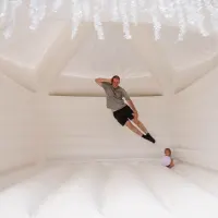 White Wedding Bouncy Castle