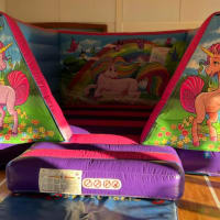12ft X 12ft Low Height Unicorns Bouncy Castle