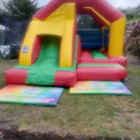 Combi Slide Castle Platform Slide And Multicoloured Soft Play Package