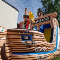 23ft X 14ft X 18ft Pirate Cove Adventure Slide