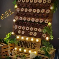 Donut Wall Hire Doughnut Wall Rustic