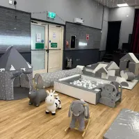 White And Grey Soft Play And Ball Pool