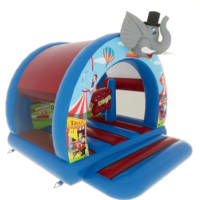 13ft X 13ft Circus Bouncy Castle 3d