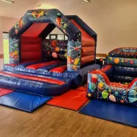 Party Theme Castle And Ball Pit