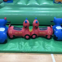 Police And Fire Happy Hoppers X 4 Add On Only Inside Hires Only