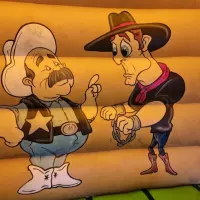 15ft X 15ft The Old Western Saloon Bounce And Front Slide