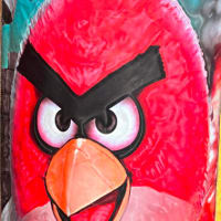 12ft X 12ft Pink And Purple - Angry Birds Theme