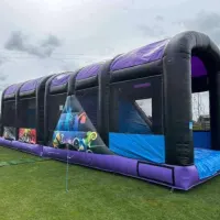42ft X 12ft Disco Theme Obstacle Course