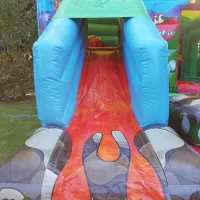 Dinosaur Bouncy Castle With Slide