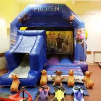 Frozen Bounce And Slide Castle