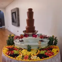 Chocolate Fountain And Fruit Combi Display