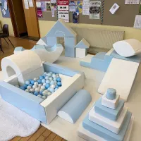Moonbeam Soft Play Package - Blue And White