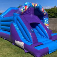 Large Party Combi Bouncy Castle  Slide 19 X 12 Weekend