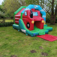 3d Tractor Farm Bouncy Castle