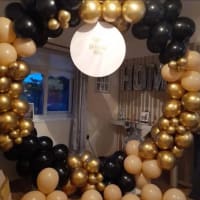 Balloon Hoop And Backdrops