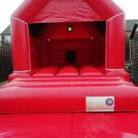 Red Disco Bouncy Castle