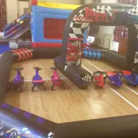 Super Hero Slide Combo And Small Didi Car Racetrack