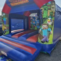 10ft X 12ft Minecraft Interchangeable Bouncy Castle