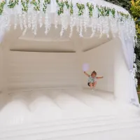 White Wedding Bouncy Castle