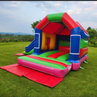 Giant Obstacle Course  Mega Slide  4 Inflatable Games And Castles