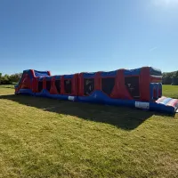 Red And Blue 80ft Assault Course