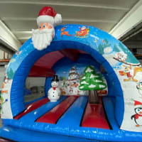 13ft X 13ft Christmas Bouncy Castle 3d