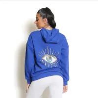 Sequin Eye Back Hoodie